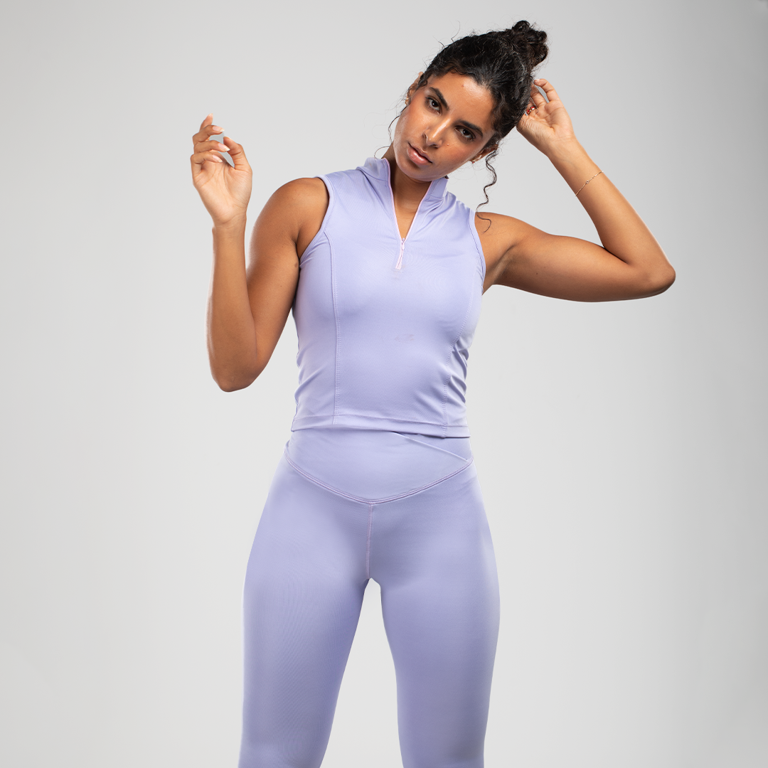 Crossover leggings (Lilac)