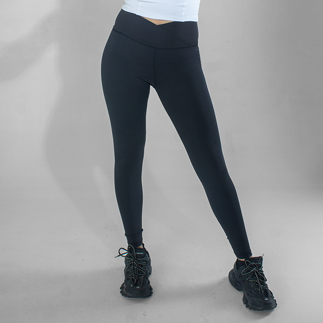 Crossover Leggings (Black)