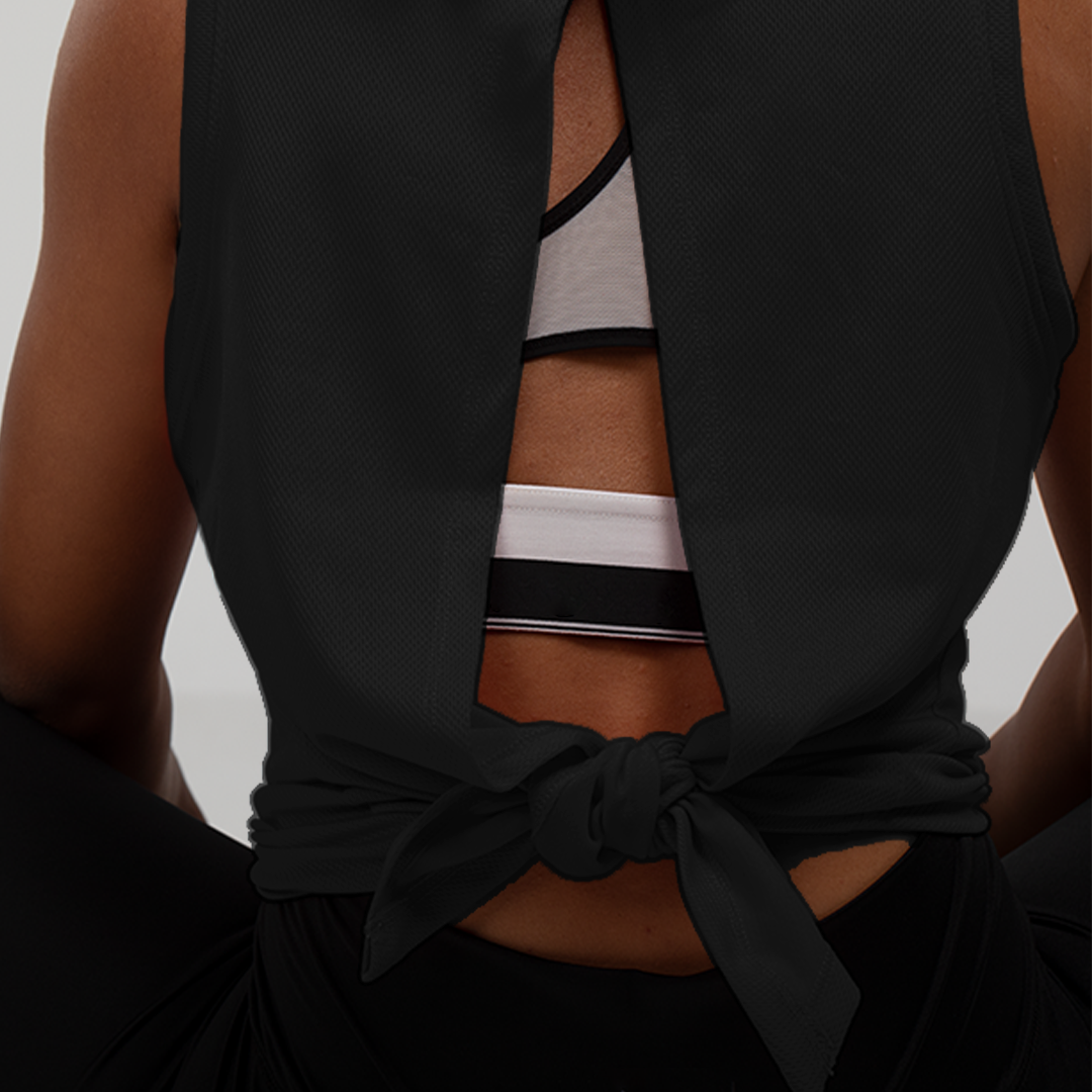 Tie or Fly Top (Black)