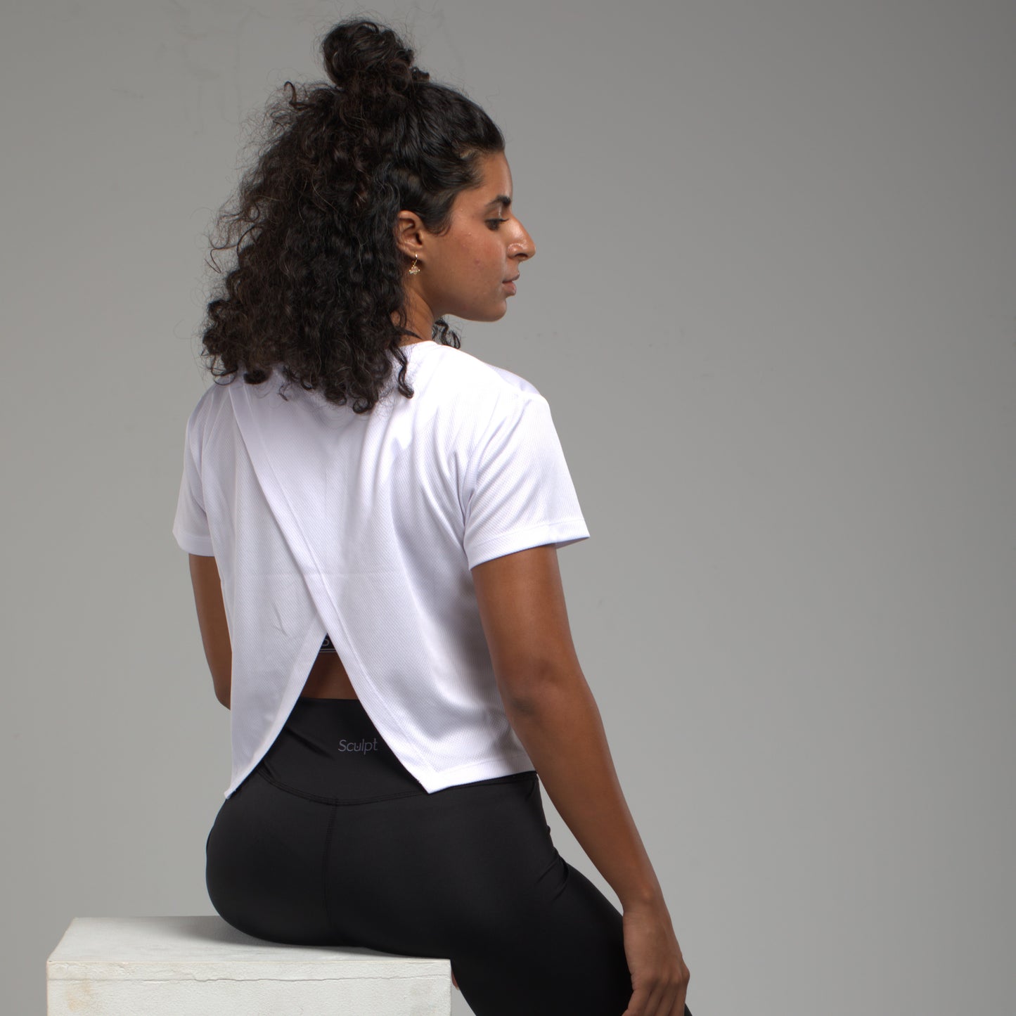 Crossed Back Top (White)