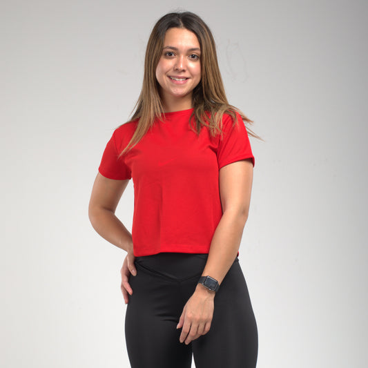 Crossed Back Top (Red)