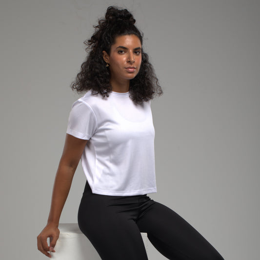 Crossed Back Top (White)