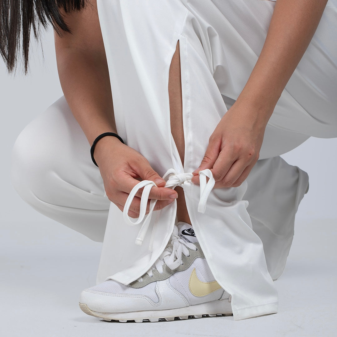 Tied or Wide Pants (White)